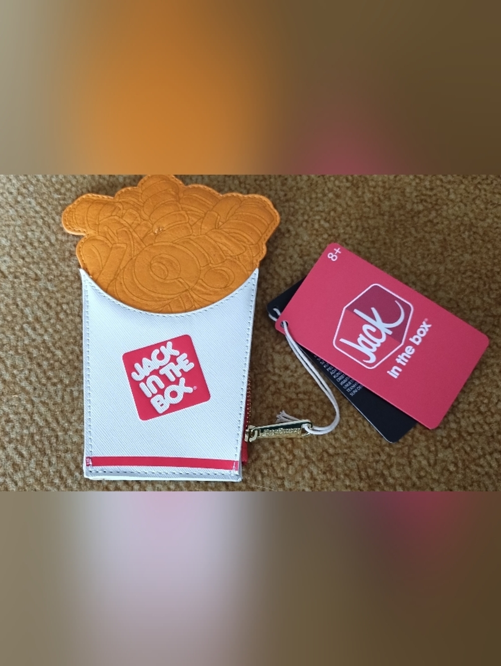 Jack In The Box Curly Fries Cardholder By Loungefly